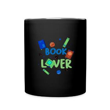 Bibliothécaire Cadeau Fun Book Lover Idées cadeaux - Mug uni - noir - Devant