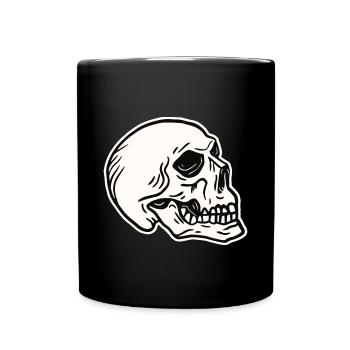Skull Skeleton Skull Horror Cadeau d’Halloween - Mug uni - noir - Devant