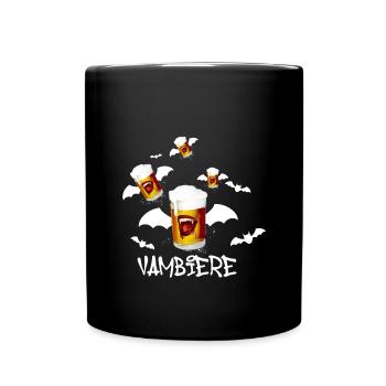 vambiere,vambier,vampir,halloween,fledermaus - Tasse einfarbig - Schwarz - Vorne