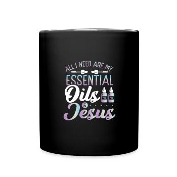 Christian EO Practitioner All I Need are - Full Colour Mug - black - Front