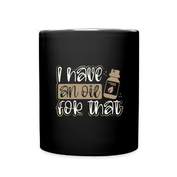 Les cadeaux de praticien d’huile essentielle ont une huile pour - Mug uni - noir - Devant
