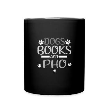Pho Lover Gift Dogs Livres et Pho Reader Cadeaux - Mug uni - noir - Devant