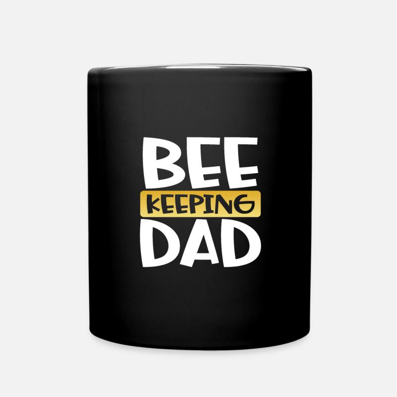 Imker Geschenk Spaß Bienenhaltung Papa Geschenk - Tasse einfarbig - Schwarz