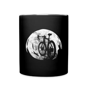 Kreis - Radfahren - - Tasse einfarbig - Schwarz - Vorne