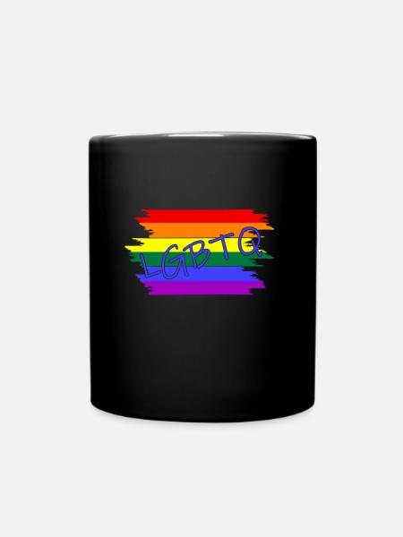 LGBTQ lgbtq - Tasse einfarbig - Schwarz