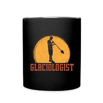 Glassologe Blowpipe Glassblowers Glass blowing - Full Colour Mug - black - Front
