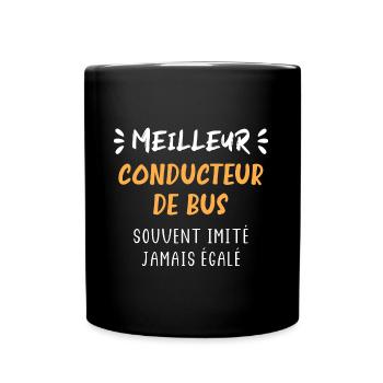 Meilleur conducteur de bus - Mug uni - noir - Devant