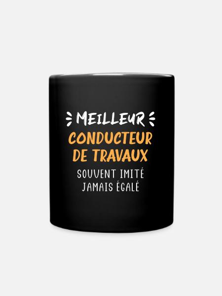 Meilleur conducteur de travaux - Mug uni - noir