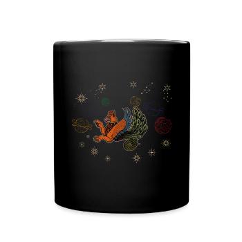Faravahar Zoroastrianism Simurgh Persia - Full Colour Mug - black - Front