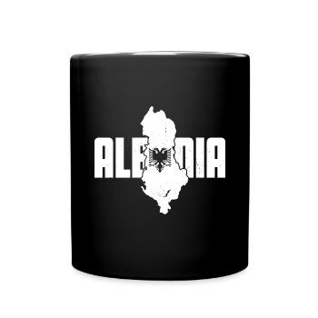 Republik Albanien Albania Shqipëria Tirana Albaner - Tasse einfarbig - Schwarz - Vorne