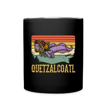 Quetzalcoatl Axolotl Mexique Divinité Aztèque - Mug uni - noir - Devant