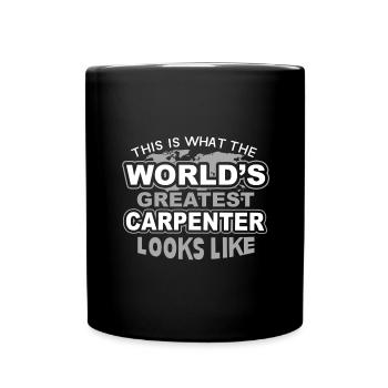 Cadeau de menuiserie C’est ce que le plus grand du monde - Mug uni - noir - Devant