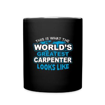 Cadeau de menuiserie C’est ce que le plus grand du monde - Mug uni - noir - Devant