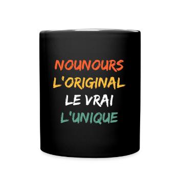 nounours - Mug uni - noir - Devant