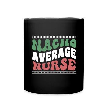 Nourriture mexicaine Cinco de Mayo Infirmière - Mug uni - noir - Devant