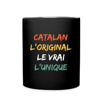 Catalan 3 - Mug uni - noir - Devant