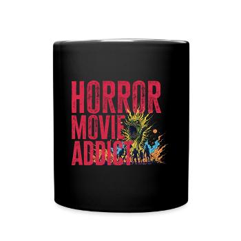 Zombie Illustration Horror Movie Fan Design - Full Colour Mug - black - Front