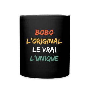 L'original le vrai l'unique bobo - Mug uni - noir - Devant