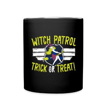 Witch Patrol: Trick or Treat! Salle du policier - Mug uni - noir - Devant