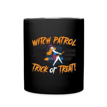 Witch Patrol: Trick or Treat! Salle du policier - Mug uni - noir - Devant