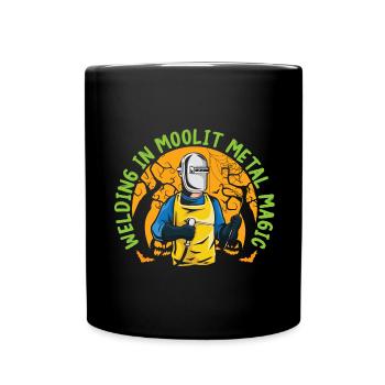 Soudure au clair de lune Magic Magic Hallowe - Mug uni - noir - Devant