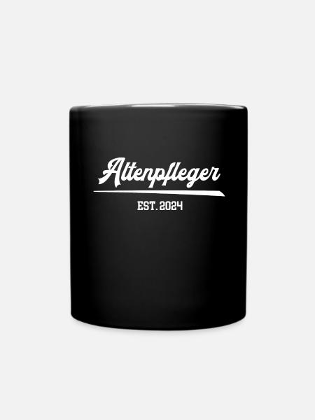 Altenpfleger 2024 Pfleger Beruf Altenpflege Pflege - Tasse einfarbig - Schwarz