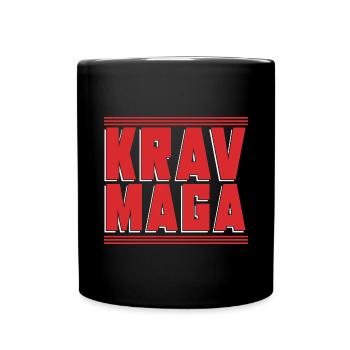 Martial Arts Sparring Israel Gift Krav Maga - Full Colour Mug - black - Front
