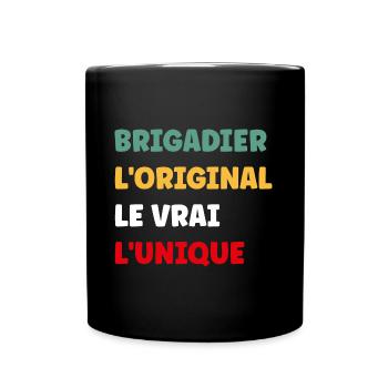 brigadier - Mug uni - noir - Devant