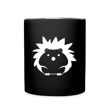 Hedgehog - Full Colour Mug - black - Front