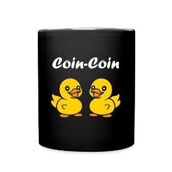 Petit canard - Mug uni - noir - Devant