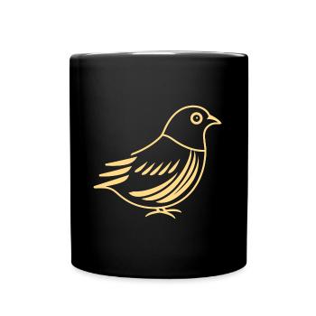quail small quail bird - Full Colour Mug - black - Front