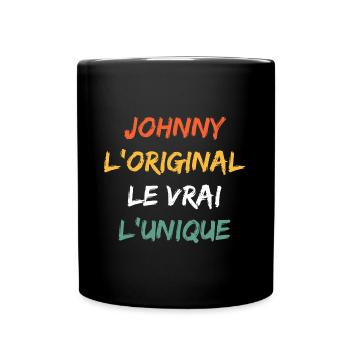 Johnny - Mug uni - noir - Devant