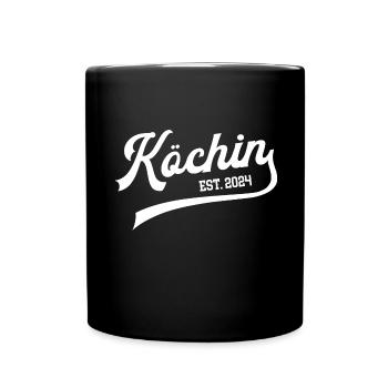 Köchin 2024 Ausbildung Lehre Bestanden Gastronomie - Tasse einfarbig - Schwarz - Vorne
