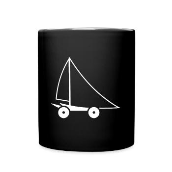 Sand yachting - Full Colour Mug - black - Front