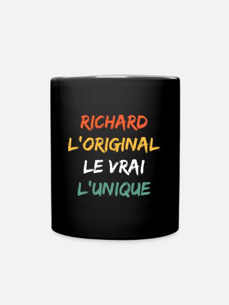 richard - Mug uni - noir