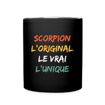 scorpion - Mug uni - noir - Devant