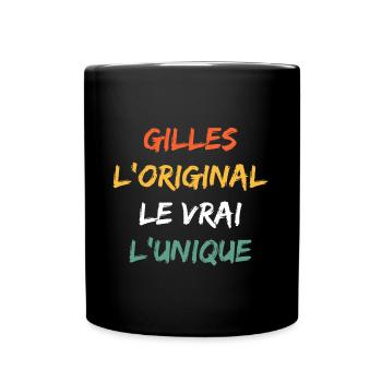 Super Gilles - Mug uni - noir - Devant