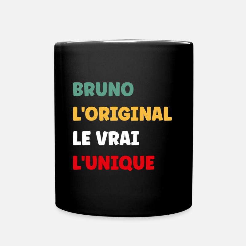 Super Bruno - Mug uni - noir