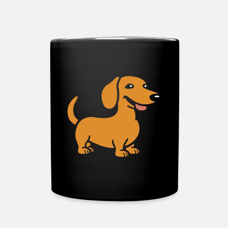 teckel - Mug uni - noir