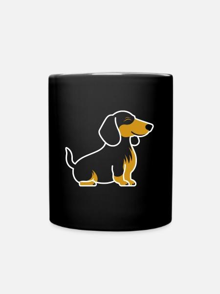 teckel - Mug uni - noir
