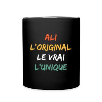 ali - Mug uni - noir - Devant