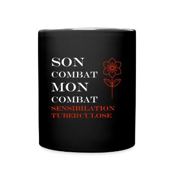 Sensibilisation à la tuberculose - Mug uni - noir - Devant