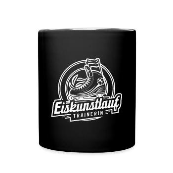 Eiskunstlauftrainerin Inspiration Eisprinzessin - Tasse einfarbig - Schwarz - Vorne