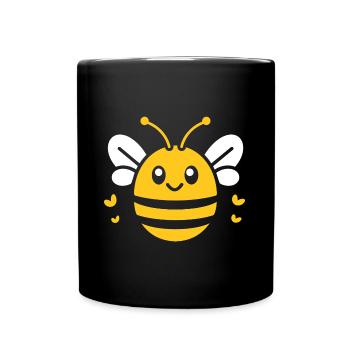 Bee - Full Colour Mug - black - Front