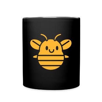 Bee - Full Colour Mug - black - Front