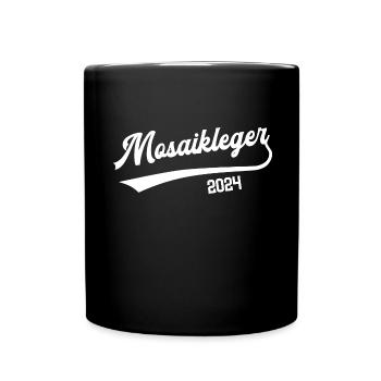 Mosaikleger 2024 Ausbildung Prüfung Fliesenleger - Tasse einfarbig - Schwarz - Vorne