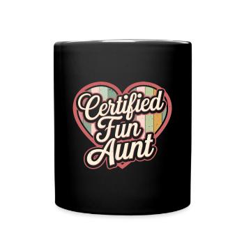 Tante - Mug uni - noir - Devant