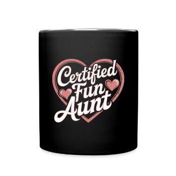 Tante - Mug uni - noir - Devant