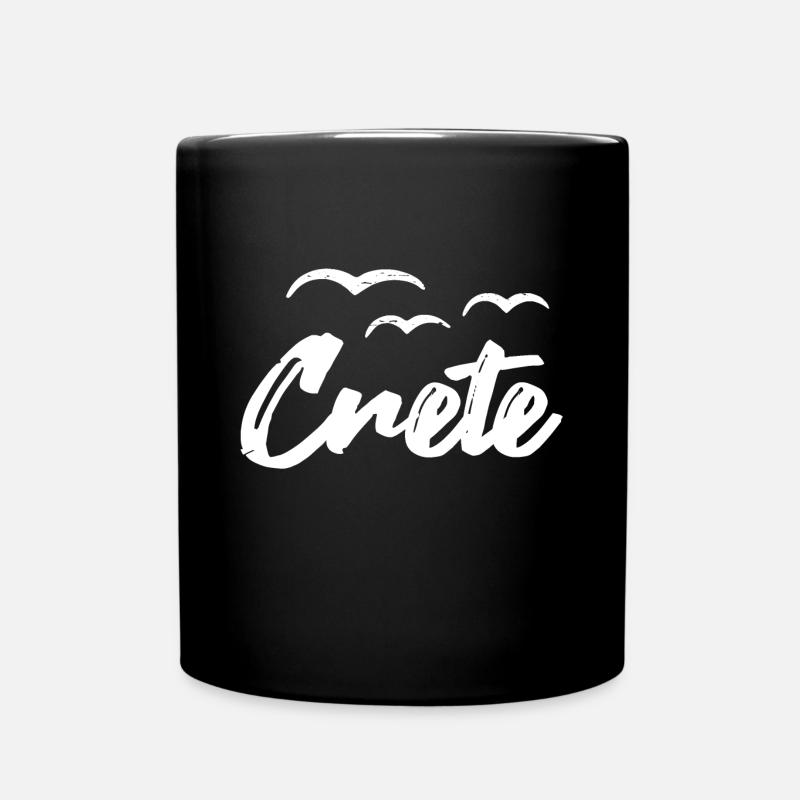 Crete Griechenland Insel Kreta - Tasse einfarbig - Schwarz