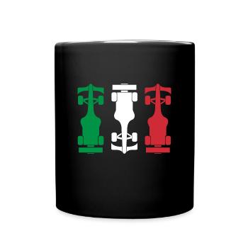 Formula Italia Formel Racing Italien - Tasse einfarbig - Schwarz - Vorne